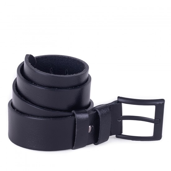 Ghattix Hakiki Deri Kemer Siyah