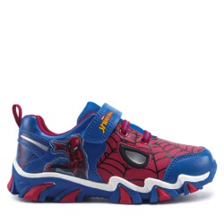 Spiderman Masko Erkek Çocuk Cırtlı Sneaker Ayakkabı