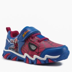Spiderman Masko Erkek Çocuk Cırtlı Sneaker Ayakkabı
