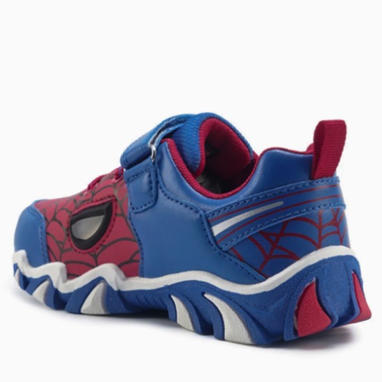 Spiderman Masko Erkek Çocuk Cırtlı Sneaker Ayakkabı