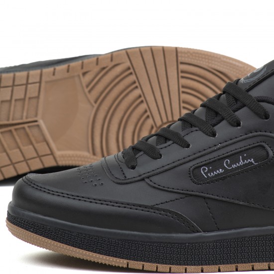Pierre Cardin Carkan Snekkear Günlük Erkek Spor Ayakkabı Siyah-cilt