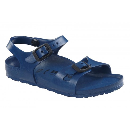 Birkenstock Rio Kids Eva Hafif Tokalı Çocuk Sandalet Lacivert