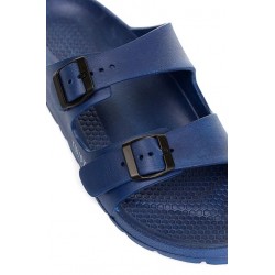 Twigy Jusatin Günlük İki Tokalı Erkek Terlik Lacivert