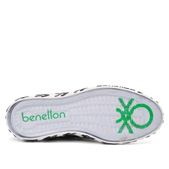 Benetton Konvers Günlük Unisex Spor Ayakkabı Siyah