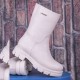 Pierre Cardin Doppa Fermuarlı Uzun Kışlık Kadın Çizme Bot Krem