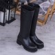 Pierre Cardin Beranna Kışlık Kadın Uzun Çizme Bot Siyah