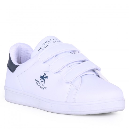 B.H. Polo Club Sing Cırtlı Sneaker Kadın Spor Ayakkabı Beyaz