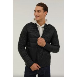 Lumberjack Colum Şişme Su Erkek Mont Kışlık Siyah