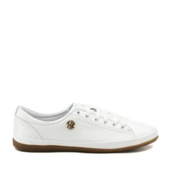 U.S. Polo Assn Kadın Spor Ayakkabı Hakiki Deri Beyaz