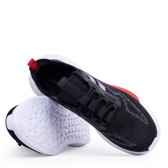 Pierre Cardin Yeey Rahat Günlük Erkek Spor Ayakkabı Siyah-kırmızı