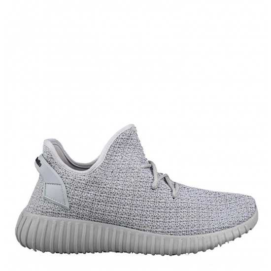 Pierre Cardiin Erkek Spor Aakkabı Yazlık Yeezy Bağsız Gri