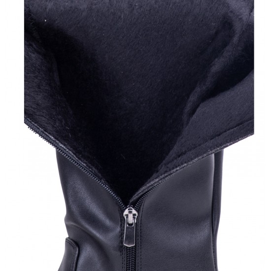 Pierre Cardin 52503  Kışlık Kadın Çizme Bot Siyah