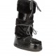 Pierre Cardin Moont Bot Kadın Kürklü Uzun Bot Siyah