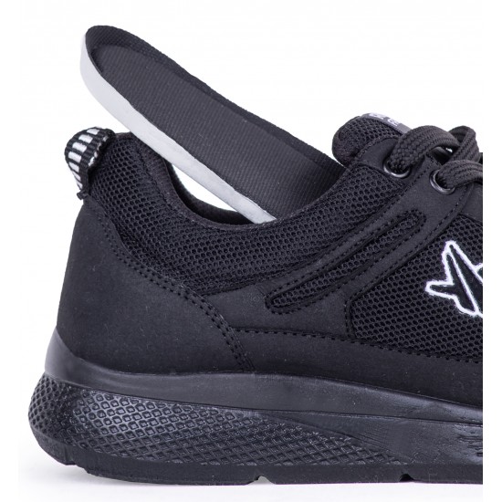 Ghattix Luma Günlük Erkek Spor Ayakkabı Yürüyüş Koşu Siyah Siyah