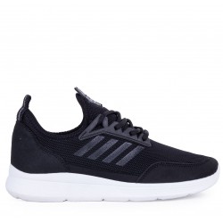 Ghattix Walk Bağsız Rahat Erkek Spor Ayakkabı Yürüyüş Koşu Siyah