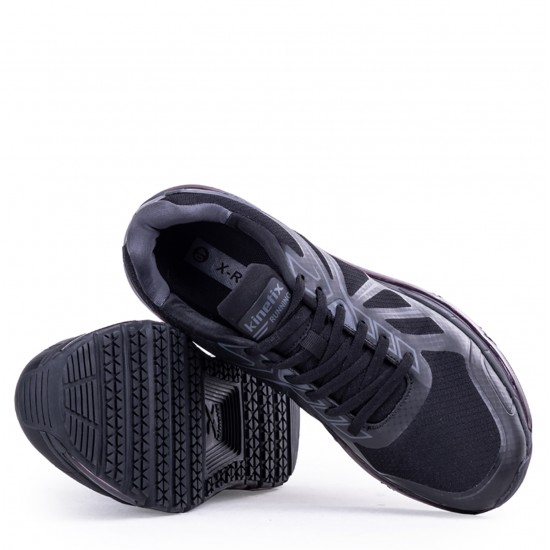 Kinetix Erkek Spor Ayakkabı Air Şeffaf Balon Taban Yürüyüş Siyah