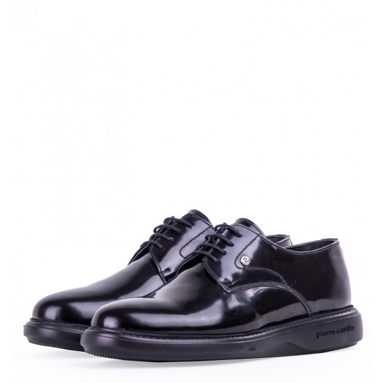 Pierre Cardin 103196 Yüksek Taban Klasik Erkek Ayakkabı Siyah Açma