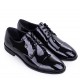 Pierre Cardin Klasik Kundura Parlak Rugan Erkek Ayakkabı Siyah Rugan