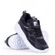 Pierre Cardin Kadın Düz Sneaker Ayakkabı Günlük Spor Ayakkab Siyah Beyaz