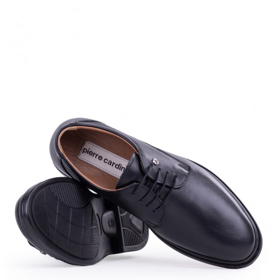 Pierre Cardin 6701 Günlük Hakiki Deri Klasik Erkek Ayakkabı Siyah