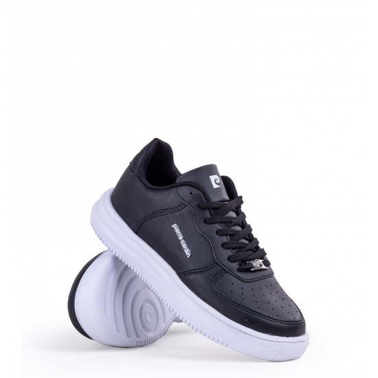 Pierre Cardin Kadın Düz Beyaz Günlük Sneaker Ayakkabı Siyah Beyaz Pierre Cardin Kadın Düz Beyaz Günlük Sneaker Ayakkabı Siyah Beyaz
