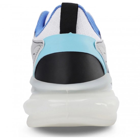Slazenger Erkek Spor Ayakkabı Sneaker Şeffaf Balon Taban Beyaz