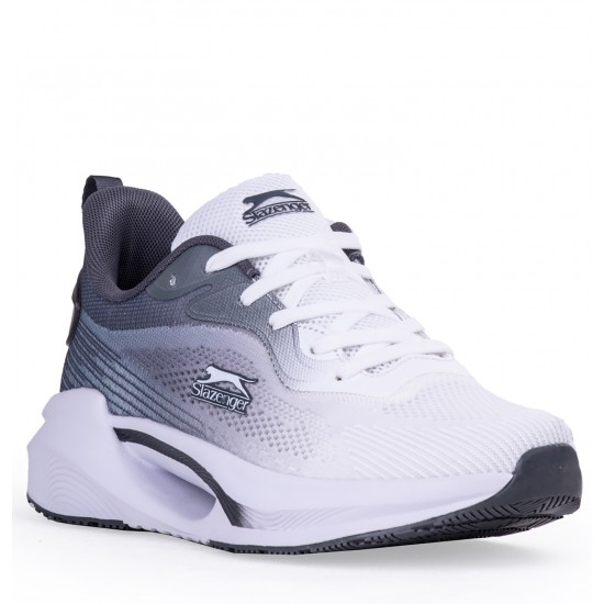 Slazenger Erkek Spor Ayakkabı Günlük Koşu Sneaker Bem Beyaz-füme
