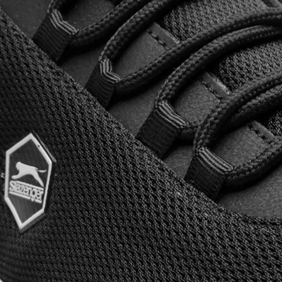 Slazenger Erkek Spor Ayakkabı Yürüyüş Günlük Jack Koşu Siyah Beyaz