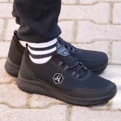 Ghattix Yup Günlük Erkek Spor Ayakkabı Yürüyüş Koşu Siyah