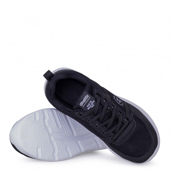 Ghattix Aud Günlük Erkek Spor Ayakkabı Yürüyüş Koşu Siyah Beyaz