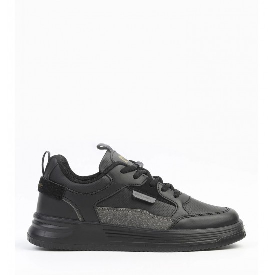 Pierre Cardin Kadın Günlük Yürüyüş Sneaker Ayakkabı Siyah