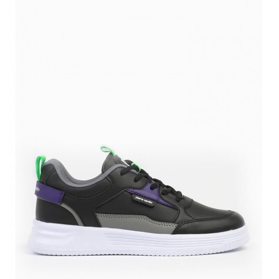 Pierre Cardin Kadın Günlük Yürüyüş Sneaker Ayakkabı Siyah Beyaz