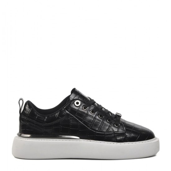 Pierre Cardin 28225 Erkek Yüksek Taban Sneaker Ayakkabı Siyah
