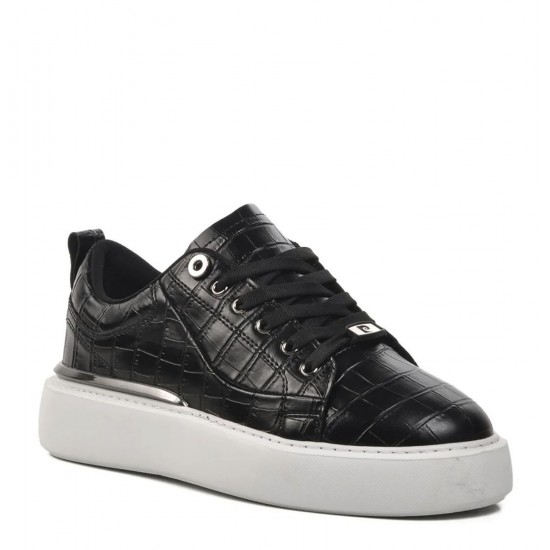 Pierre Cardin 28225 Erkek Yüksek Taban Sneaker Ayakkabı Siyah