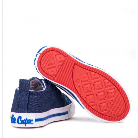 Lee Cooper 30051 Erkek Çocuk Keten Ayakkabı Mavi