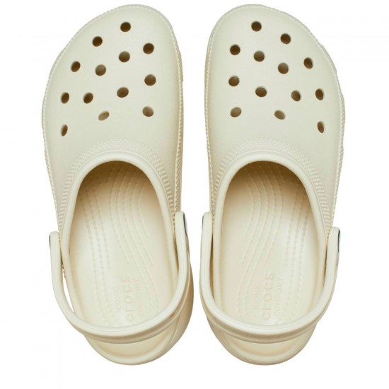 Crocs Classic Platform Clog Günlük Unisex Terlik Bone