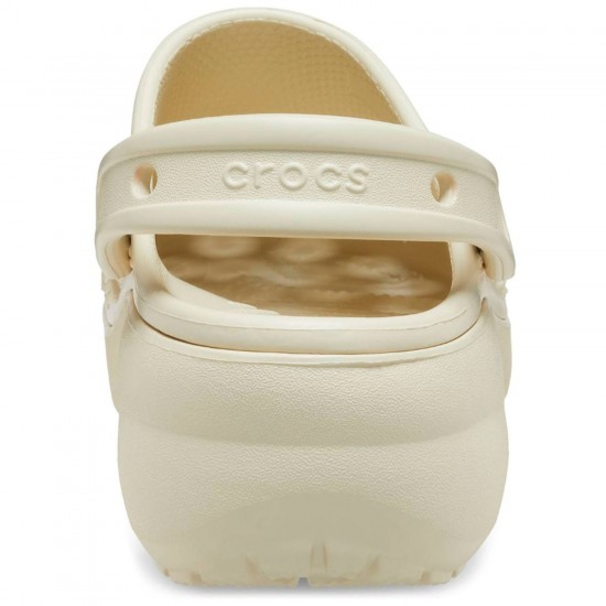 Crocs Classic Platform Clog Günlük Unisex Terlik Bone