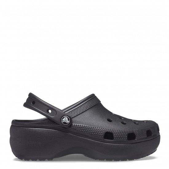 Crocs Classic Platform Clog Günlük Unisex Terlik Black