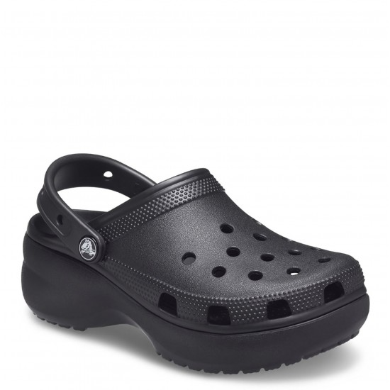 Crocs Classic Platform Clog Günlük Unisex Terlik Black