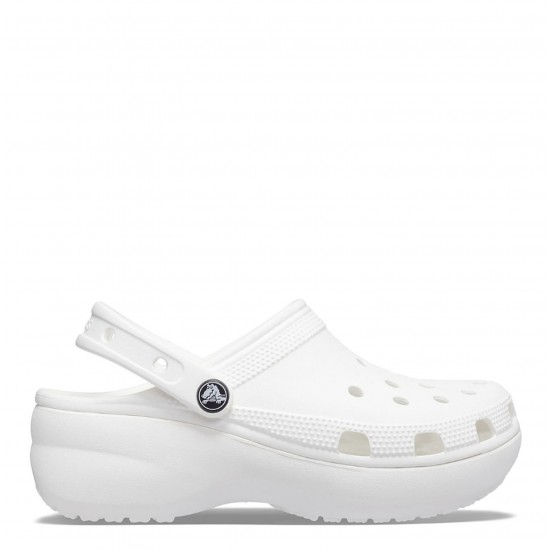 Crocs Classic Platform Clog Günlük Unisex Terlik White