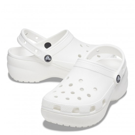 Crocs Classic Platform Clog Günlük Unisex Terlik White