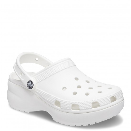 Crocs Classic Platform Clog Günlük Unisex Terlik White