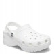 Crocs Classic Platform Clog Günlük Unisex Terlik White