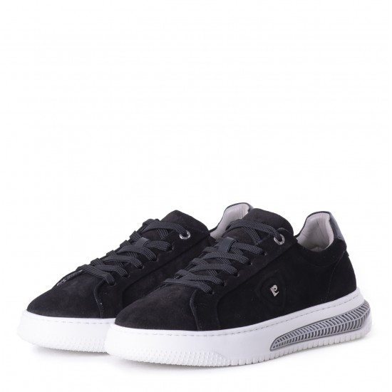 Pierre Cardin 335749 Erkek Günlük Sneaker Ayakkabı Siyah Süet