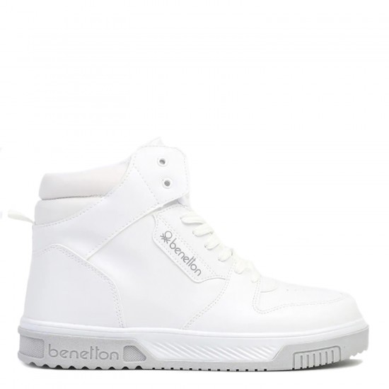 Benetton 31085 Kadın Günlük Boğazlı Sneaker Ayakkabı Beyaz Benetton 31085 Kadın Günlük Boğazlı Sneaker Ayakkabı Beyaz