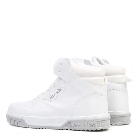 Benetton 31085 Kadın Günlük Boğazlı Sneaker Ayakkabı Beyaz Benetton 31085 Kadın Günlük Boğazlı Sneaker Ayakkabı Beyaz