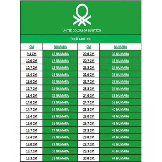 Benetton 31085 Kadın Günlük Boğazlı Sneaker Ayakkabı Beyaz Benetton 31085 Kadın Günlük Boğazlı Sneaker Ayakkabı Beyaz