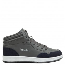 Benetton 30869 Erkek Günlük Sneaker Ayakkabı Füme