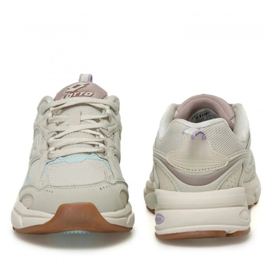 Lotto Norwell Günlük Kadın Sneaker Ayakkabı Yürüyüş Koşu Bej