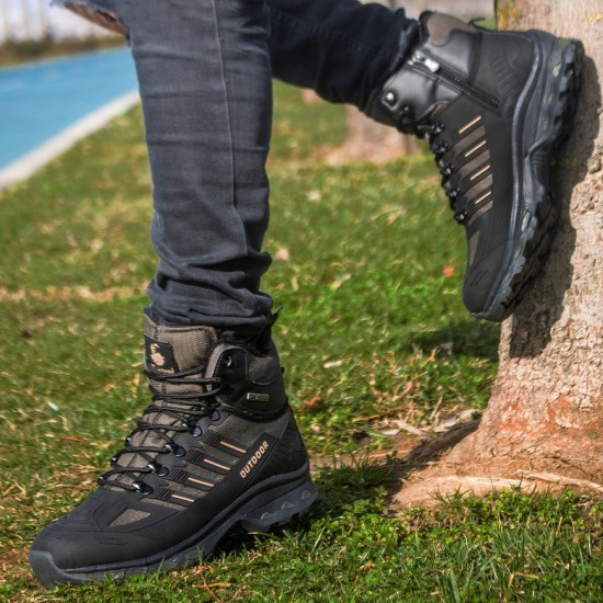 Ayakkabix 1823 Su ve Soğuka Dayanıklı Fermuarlı Erkek Bot